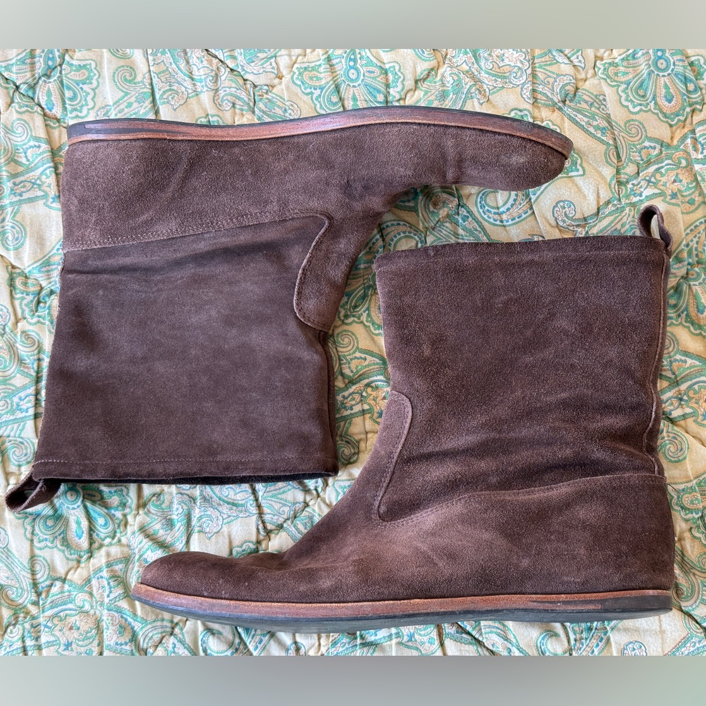 Opening Ceremony Brown Suede Boots